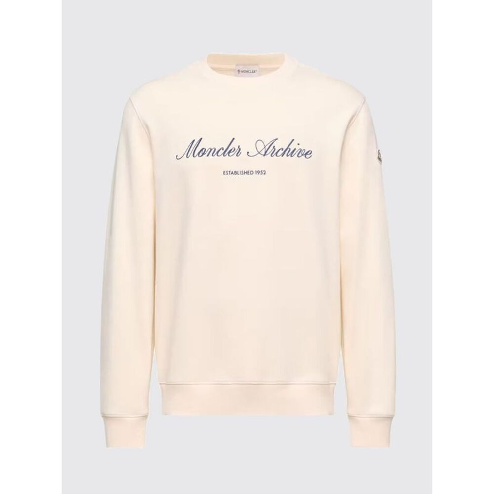 Moncler Sweatshirt Men Ivory